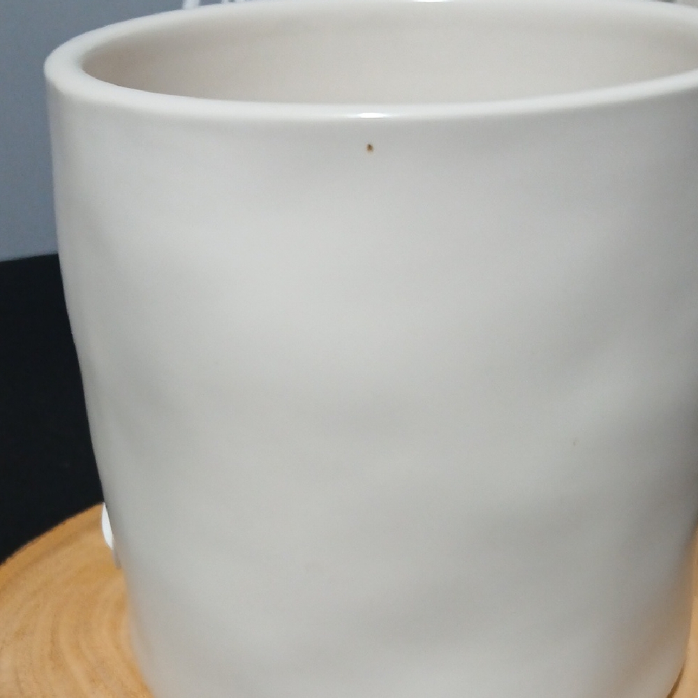 New Release 2026! Rae Dunn Cream Coffee Canister with Wooden Lid NWT - Picture 5 of 15